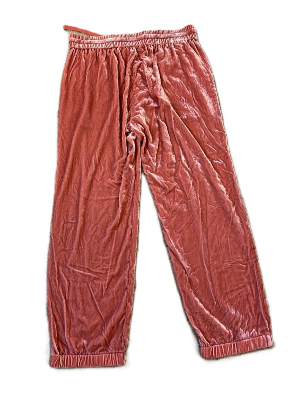 J. Crew Crushed Velvet Jogger Pants 8 Dusty Pink - Picture 3 of 4